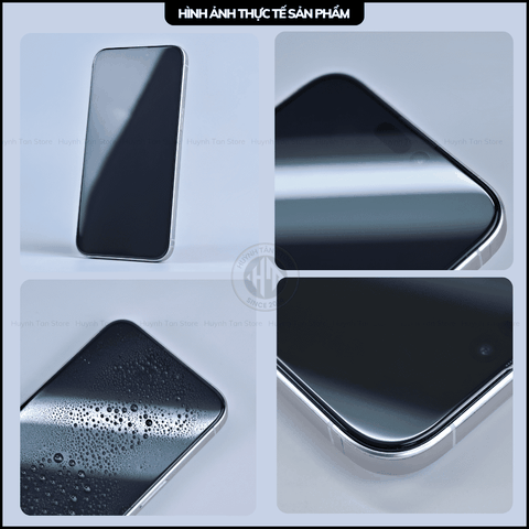 Kính cường lực iphone 17 pro max , ip 16 pro max , ip 15 pro max  trong suốt FULL MÀN không lẹm viền chính hãng KUZOOM phụ kiện điện thoại huỳnh tân store