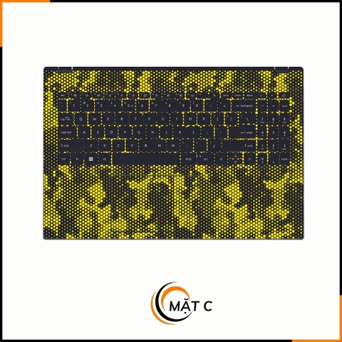 Dán skin laptop asus, dell , acer, hp, msi chính hãng ORAFOL nhập khẩu ĐỨC - SKIN 3M - LAPTOP - MAMBA YELLOW  - SK B03 06 phụ kiện điện thoại huỳnh tân store