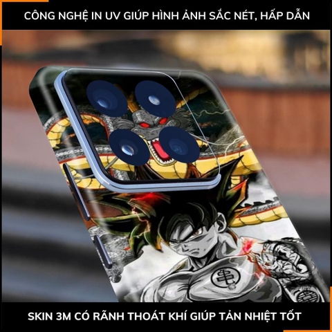 Dán skin điện thoại Xiaomi Mi 14 , Mi 14 Pro full body và camera nhập khẩu chính hãng USA in hình Dragon Ball - SKD D09 phụ kiện điện thoại huỳnh tân store
