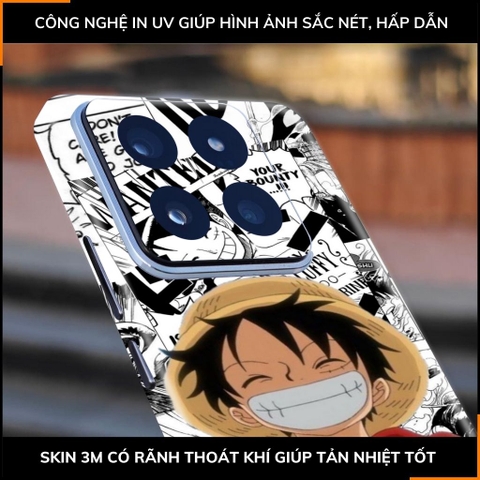 Dán skin điện thoại Xiaomi Mi 14 , Mi 14 Pro full body và camera nhập khẩu chính hãng USA in hình ONE PIECE - SKD G04 phụ kiện điện thoại huỳnh tân store