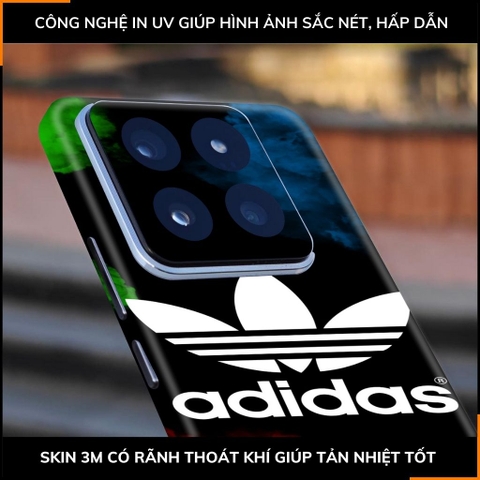 Dán skin điện thoại Xiaomi Mi 14 , Mi 14 Pro full body và camera nhập khẩu chính hãng USA in hình Thương Hiệu - SKD E04 phụ kiện điện thoại huỳnh tân store