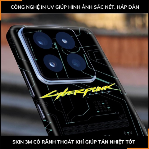 Dán skin điện thoại Xiaomi Mi 14 , Mi 14 Pro full body và camera nhập khẩu chính hãng USA in hình UNIQUE - SKD W03 phụ kiện điện thoại huỳnh tân store