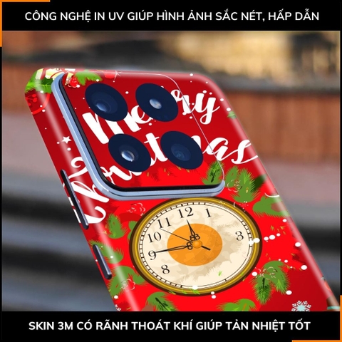 Dán skin điện thoại Xiaomi Mi 14 , Mi 14 Pro full body và camera nhập khẩu chính hãng USA in hình MERRY CHRISTMAS - SKD P27 phụ kiện điện thoại huỳnh tân store