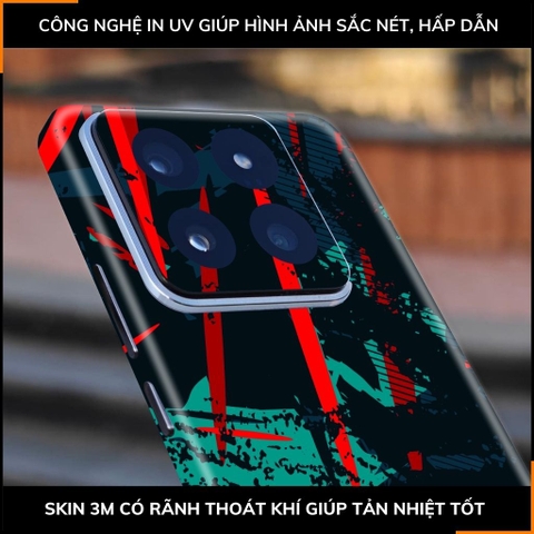 Dán skin điện thoại Xiaomi Mi 14 , Mi 14 Pro full body và camera nhập khẩu chính hãng USA in hình Motobiker - SKD  C02 phụ kiện điện thoại huỳnh tân store