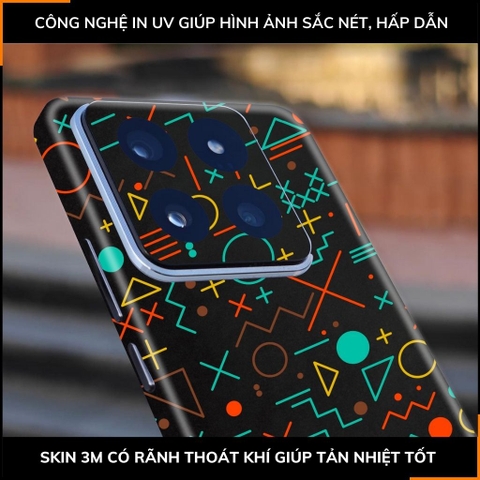 Dán skin điện thoại Xiaomi Mi 14 , Mi 14 Pro full body và camera nhập khẩu chính hãng USA in hình Không gian 3D - SKD A05 phụ kiện điện thoại huỳnh tân store