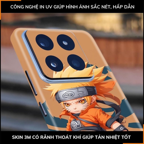 Dán skin điện thoại Xiaomi Mi 14 , Mi 14 Pro full body và camera nhập khẩu chính hãng USA in hình NARUTO - SKD N03 phụ kiện điện thoại huỳnh tân store