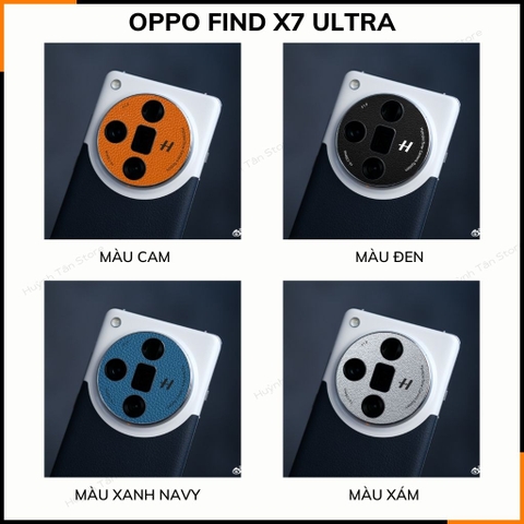 Miếng dán camera oppo find x8 x7 ultra find x6 pro find n3 skin da in logo hasselblad chống trầy xướt ảnh chụp sắc nét