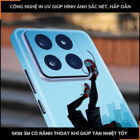 Dán skin điện thoại Xiaomi Mi 14 , Mi 14 Pro full body và camera nhập khẩu chính hãng USA in hình  SPIDER MAN - SKD V17 phụ kiện điện thoại huỳnh tân store