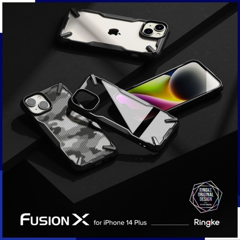 Ốp lưng iphone 14 plus chống sốc Ringke Fusion X chính hãng Korea bảo vệ camera phụ kiện huỳnh tân store