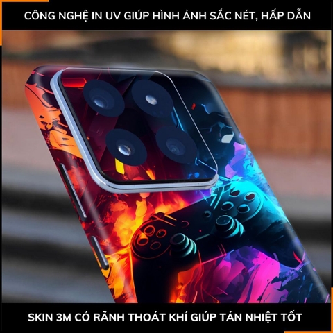 Dán skin điện thoại Xiaomi Mi 14 , Mi 14 Pro full body và camera nhập khẩu chính hãng USA in hình TECHNOLOGIC - SKD T04 phụ kiện điện thoại huỳnh tân store