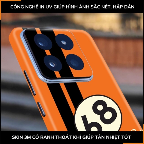 Dán skin điện thoại Xiaomi Mi 14 , Mi 14 Pro full body và camera nhập khẩu chính hãng USA in hình VINTAGE RACING - SKD O05 phụ kiện điện thoại huỳnh tân store