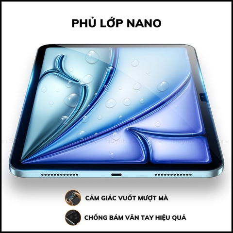 Cường lực ipad air 4 air 5 ipad pro 11 inch trong suốt KHÔNG VIỀN ĐEN chống bám vân tay chính hãng DUXDUCIS phụ kiện