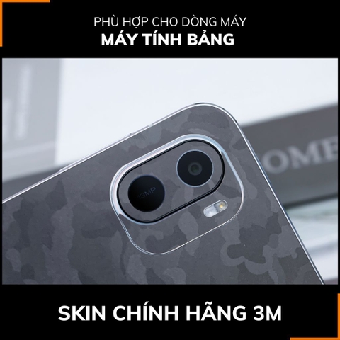 Dán skin máy tính bảng xiaomi, huawei, oppo, lenovo, google, microsoft, vivo  full body và camera chính hãng ORAFOL nhập khẩu từ ĐỨC MÁY TÍNH BẢNG  - CAMO BLACK -  SK B12 01 phụ kiện điện thoại huỳnh tân store