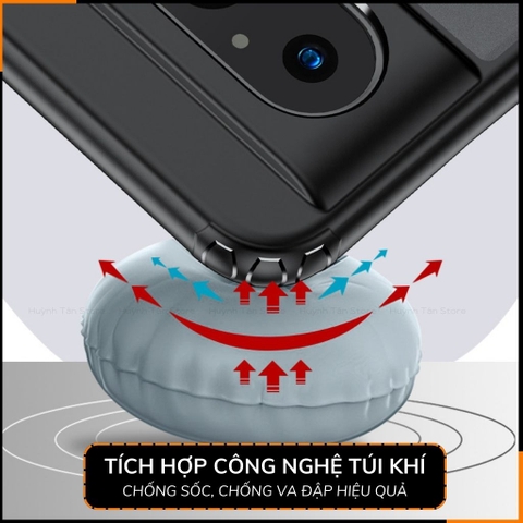 Ốp lưng google pixel 8 pro chống sốc chống vân tay NHÁM VIỀN MÀU VER 2 bảo vệ camera phụ kiện huỳnh tân store