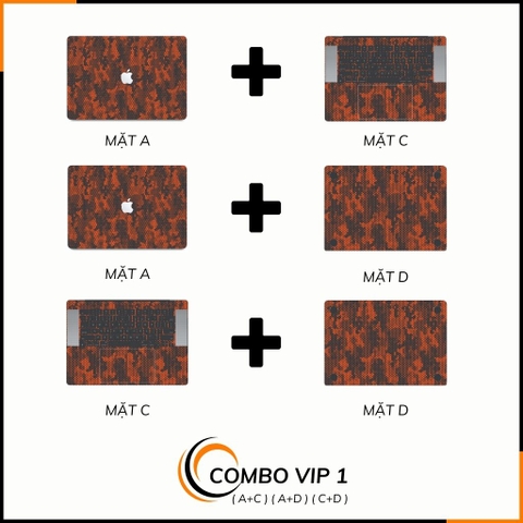 Dán skin macbook pro, macbook air chính hãng 3M nhập khẩu USA - SKIN 3M - MACBOOK - MAMBA ORANGE - SK-B03-07 phụ kiện điện thoại huỳnh tân store
