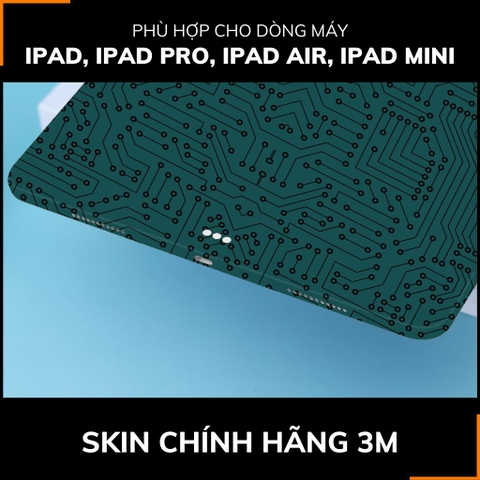 Dán skin ipad , ipad pro, ipad air , ipad mini full body và camera chính hãng 3M - ELECTRIC GREEN -  SK B01 04 phụ kiện điện thoại huỳnh tân store