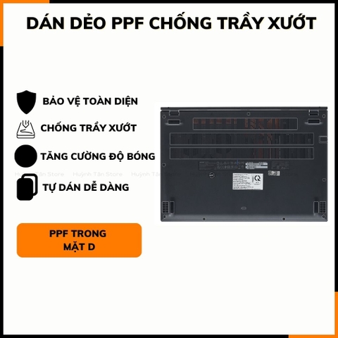 Dán dẻo PPF laptop asus, dell , acer, hp, msi trong suốt hoặc nhám chống trầy xướt, bảo vệ phụ kiện điện thoại huỳnh tân store