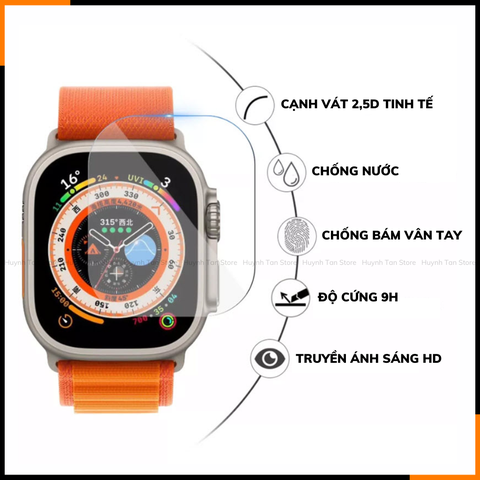 Cường lực gor apple watch ultra 1 2 trong suốt chính hãng phụ kiện điện thoại huỳnh tân store