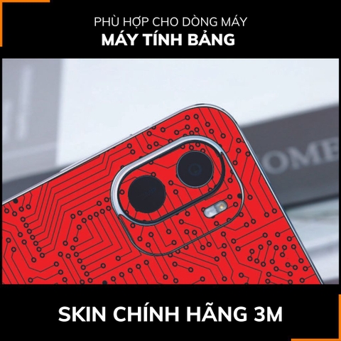 Dán skin máy tính bảng xiaomi, huawei, oppo, lenovo, google, microsoft, vivo  full body và camera chính hãng ORAFOL nhập khẩu từ ĐỨC MÁY TÍNH BẢNG  - ELECTRIC RED -  SK B01 05 phụ kiện điện thoại huỳnh tân store