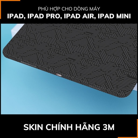 Dán skin ipad , ipad pro, ipad air , ipad mini full body và camera chính hãng 3M - PATTEN TEXTURE 02 - SK-B05-02 phụ kiện điện thoại huỳnh tân store