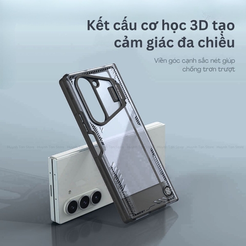 Ốp lưng Samsung Z Fold 6 có giá đỡ bảo vệ camera Nillkin Iceblade Prop