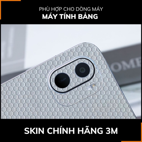 Dán skin máy tính bảng xiaomi, huawei, oppo, lenovo, google, microsoft, vivo  full body và camera chính hãng ORAFOL nhập khẩu từ ĐỨC MÁY TÍNH BẢNG  - MATRIX WHITE -  SK B11 02 phụ kiện điện thoại huỳnh tân store
