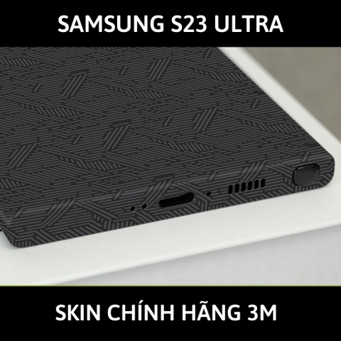 Dán skin điện thoại Samsung S23 Ultra full body và camera nhập khẩu chính hãng USA phụ kiện điện thoại huỳnh tân store - PATTEN TEXTURE
