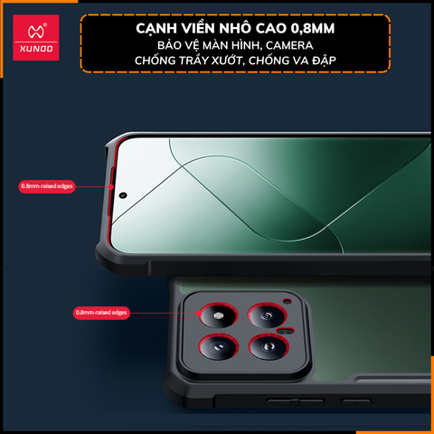 Ốp lưng xiaomi 14 mi 14 pro chống sốc xundd bảo vệ camera chính hãng chống ố vàng phụ kiện điện thoại huỳnh tân store