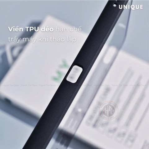 Ốp lưng asus rog 9 pro 8 8 pro ultra trong suốt không ố vàng bảo vệ camera UNIQUE TRONG phụ kiện huỳnh tân store