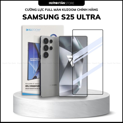 Cường lực Samsung S25 , S25 Plus , S25 Ultra  full màn chính hãng kuzoom