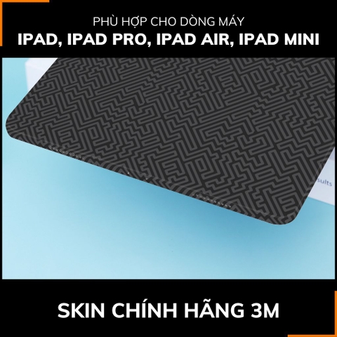 Dán skin ipad , ipad pro, ipad air , ipad mini full body và camera chính hãng 3M - PATTEN TEXTURE 01 - SK-B05-01 phụ kiện điện thoại huỳnh tân store