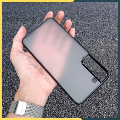 Ốp lưng s22 plus chống sốc bảo vệ camera chống vân tay nhám viền màu ver 2 phụ kiện điện thoại huỳnh tân store