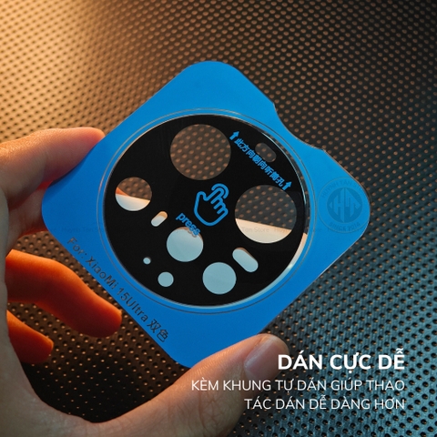 Kính cường lực camera Xiaomi Mi 15 Ultra, Mi 15, Mi 14 Ultra FULL ĐEN chống chói công nghệ AR chống trầy bảo vệ toàn diện phụ kiện huỳnh tân store