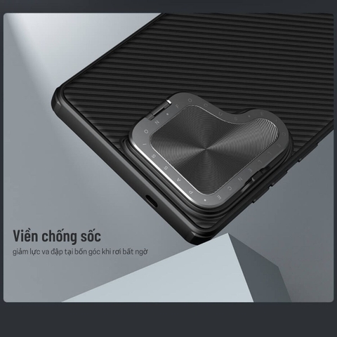 Ốp lưng Samsung S25 Ultra/ S24 Ultra giá đỡ điện thoại bảo vệ camera chống sốc Nillkin CamShield ProP