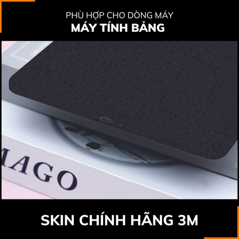 Dán skin máy tính bảng xiaomi, huawei, oppo, lenovo, google, microsoft, vivo  full body và camera chính hãng ORAFOL nhập khẩu từ ĐỨC MÁY TÍNH BẢNG  - ELECTRIC FULL BLACK -  SK B01 06 phụ kiện điện thoại huỳnh tân store