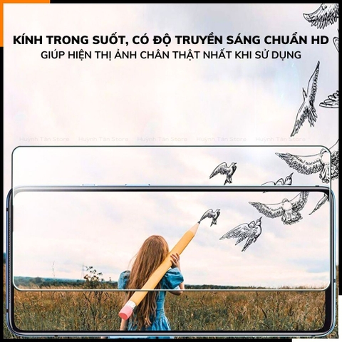 Cường lực rog phone 8 trong suốt FULL MÀN chống bám vân tay chính hãng GOR phụ kiện điện thoại huỳnh tân store