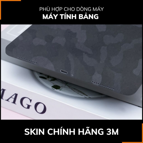 Dán skin máy tính bảng xiaomi, huawei, oppo, lenovo, google, microsoft, vivo  full body và camera chính hãng ORAFOL nhập khẩu từ ĐỨC MÁY TÍNH BẢNG  - CAMO BLACK -  SK B12 01 phụ kiện điện thoại huỳnh tân store
