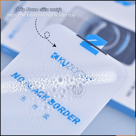 Kính cường lực iphone 17 pro max, ip 17 pro, ip 16 pro max, ip 16 pro, ip 15 pro max trong suốt KHÔNG FULL MÀN không lẹm viền chính hãng KUZOOM phụ kiện điện thoại huỳnh tân store