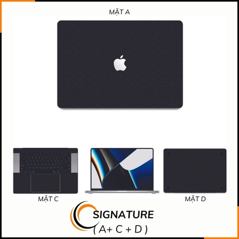 Dán skin macbook pro, macbook air chính hãng 3M nhập khẩu USA - SKIN 3M - MACBOOK - PATTEN TEXTURE 05 - SK-B05-05 phụ kiện điện thoại huỳnh tân store