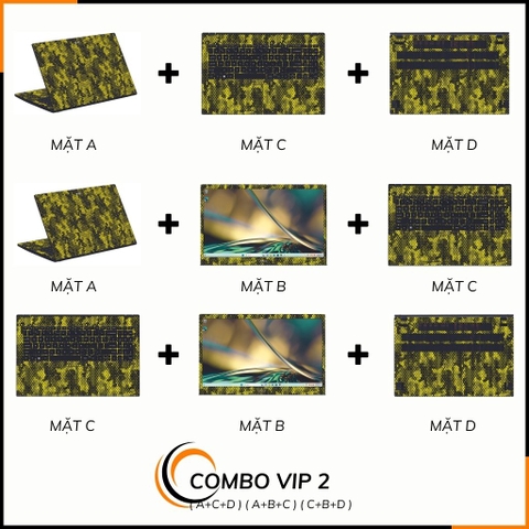 Dán skin laptop asus, dell , acer, hp, msi chính hãng ORAFOL nhập khẩu ĐỨC - SKIN 3M - LAPTOP - MAMBA YELLOW  - SK B03 06 phụ kiện điện thoại huỳnh tân store