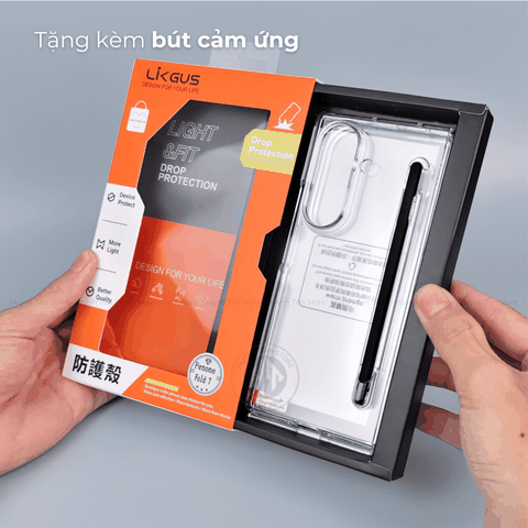 Ốp lưng samsung z fold 7 trong suốt chính hãng LIKGUS PENONE tặng kèm theo bút cảm ứng phụ kiện điện thoại huỳnh tân store