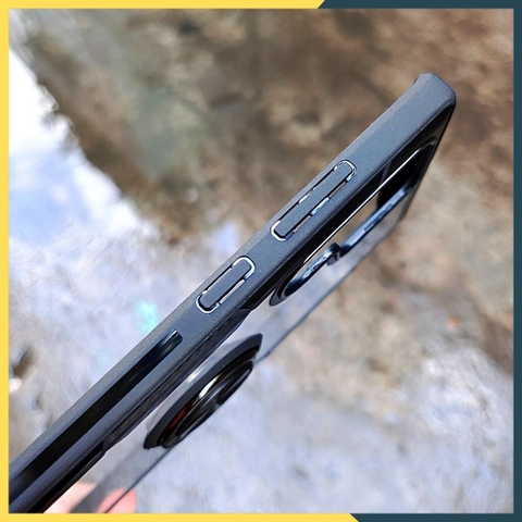 Ốp lưng samsung s22 ultra ring case viền màu mặt lưng trong suốt tích hợp iring trên ốp bảo vệ camera phụ kiện huỳnh tân store