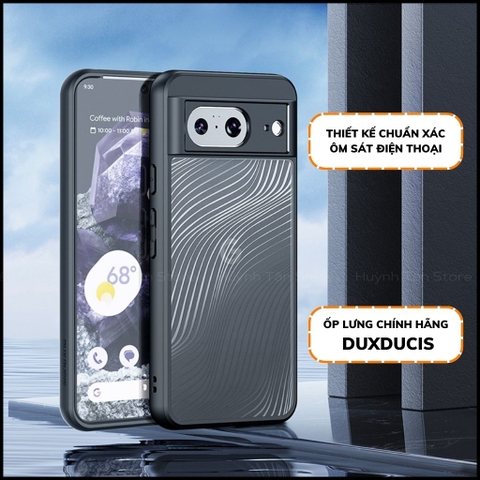 Ốp lưng google pixel 8 aimo chính hãng duxducis chống va đập trong suốt không ố vàng huỳnh tân store