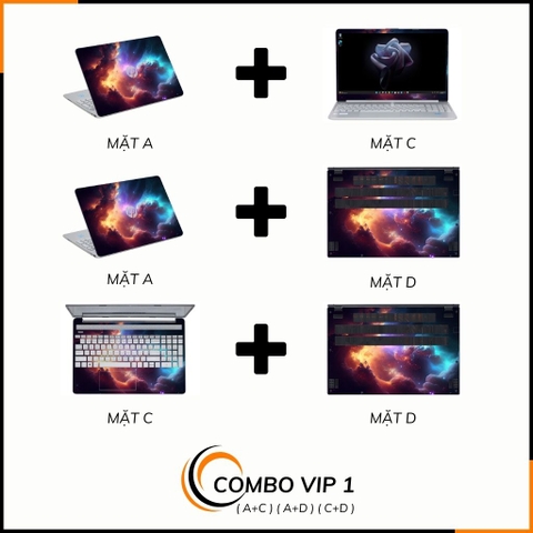 Dán skin laptop asus, dell , acer, hp, msi chính hãng ORAFOL nhập khẩu ĐỨC - SKIN 3M - LAPTOP - GALAXY - SKN D01 phụ kiện điện thoại huỳnh tân store