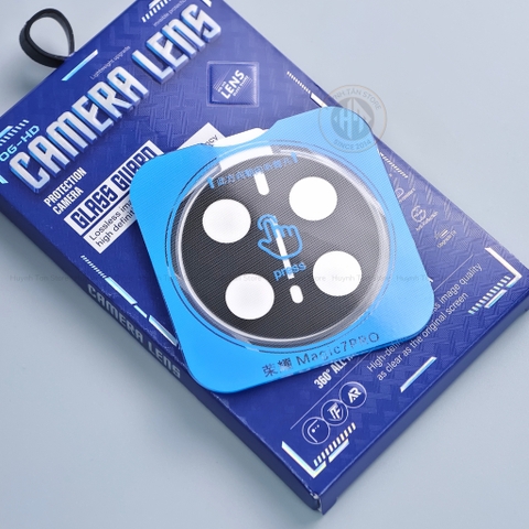 Kính cường lực camera Honor Magic 7 Pro FULL ĐEN chống chói công nghệ AR có khung tự dán bảo vệ toàn diện phụ kiện huỳnh tân store