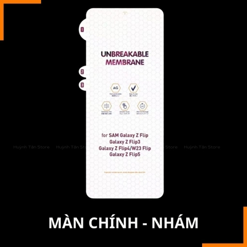 Dán màn hình z flip 5 dẻo TPU trong suốt hoặc nhám 3 lớp dễ dán bảo vệ màn hình phụ kiện điện thoại huỳnh tân store