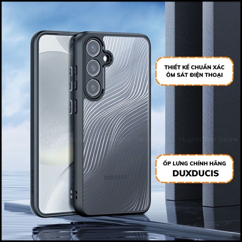 Ốp lưng samsung s25 plus / s24 plus aimo chính hãng duxducis chống va đập trong suốt không ố vàng huỳnh tân store