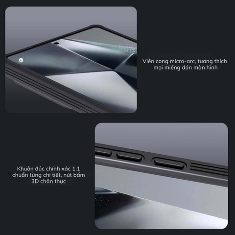Ốp lưng Samsung S25 Ultra/ S25 Plus/ S25/ S24 Ultra/ S24 FE nắp trượt bảo vệ camera Nillkin CamShield Pro Case