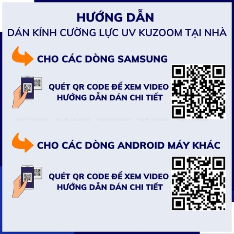 Cường lực samsung s22 ultra uv trong suốt chống vân tay chính hãng kuzoom phụ kiện điện thoại huỳnh tân store