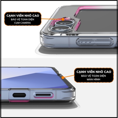 Ốp lưng z flip 6 RINGKE chính hãng trong suốt chống sốc FUSION X chống ố vàng phụ kiện huỳnh tân store